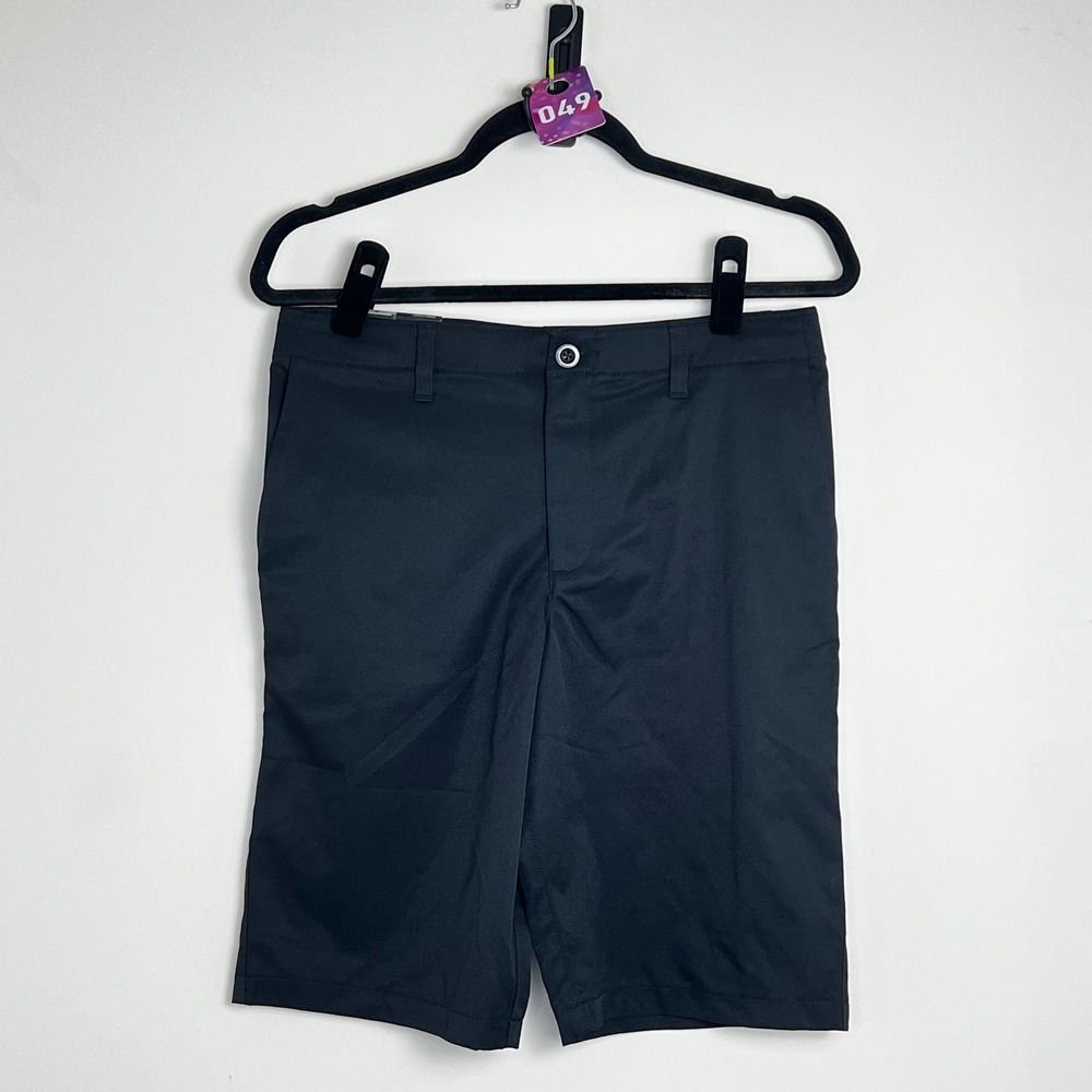 Under Armour Youth Boys Black‎ Golf Shorts Size 18 MSRP $40